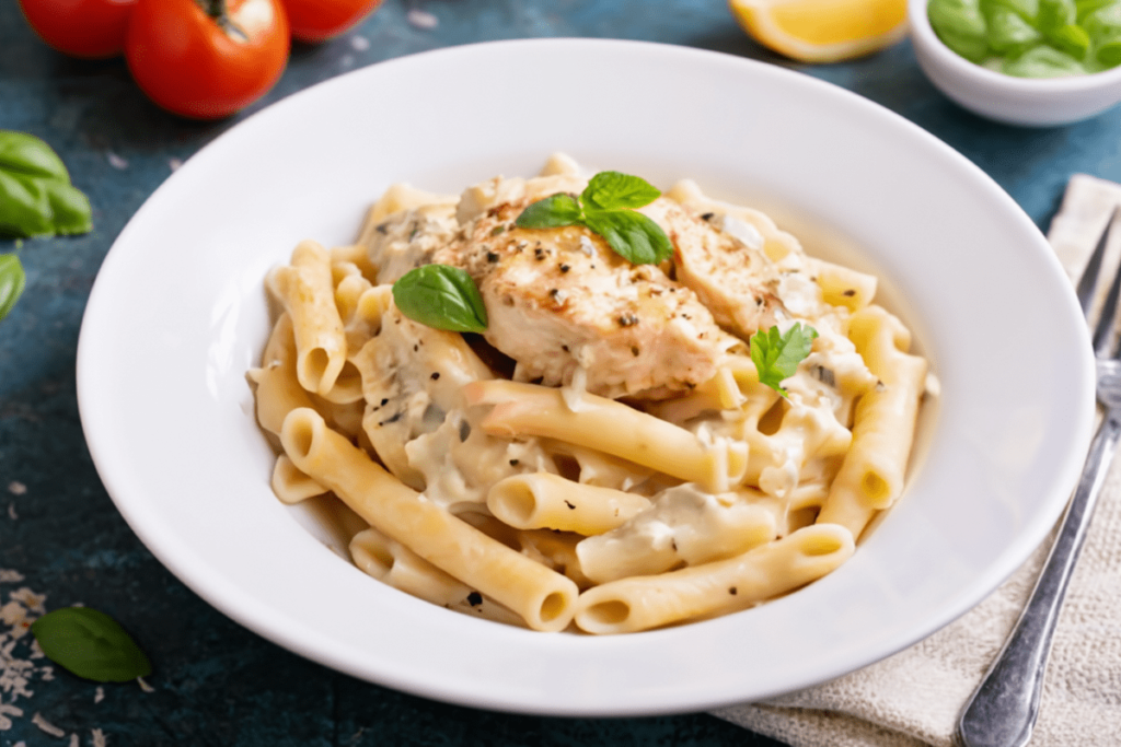 Can you eat chicken alfredo on a diet?