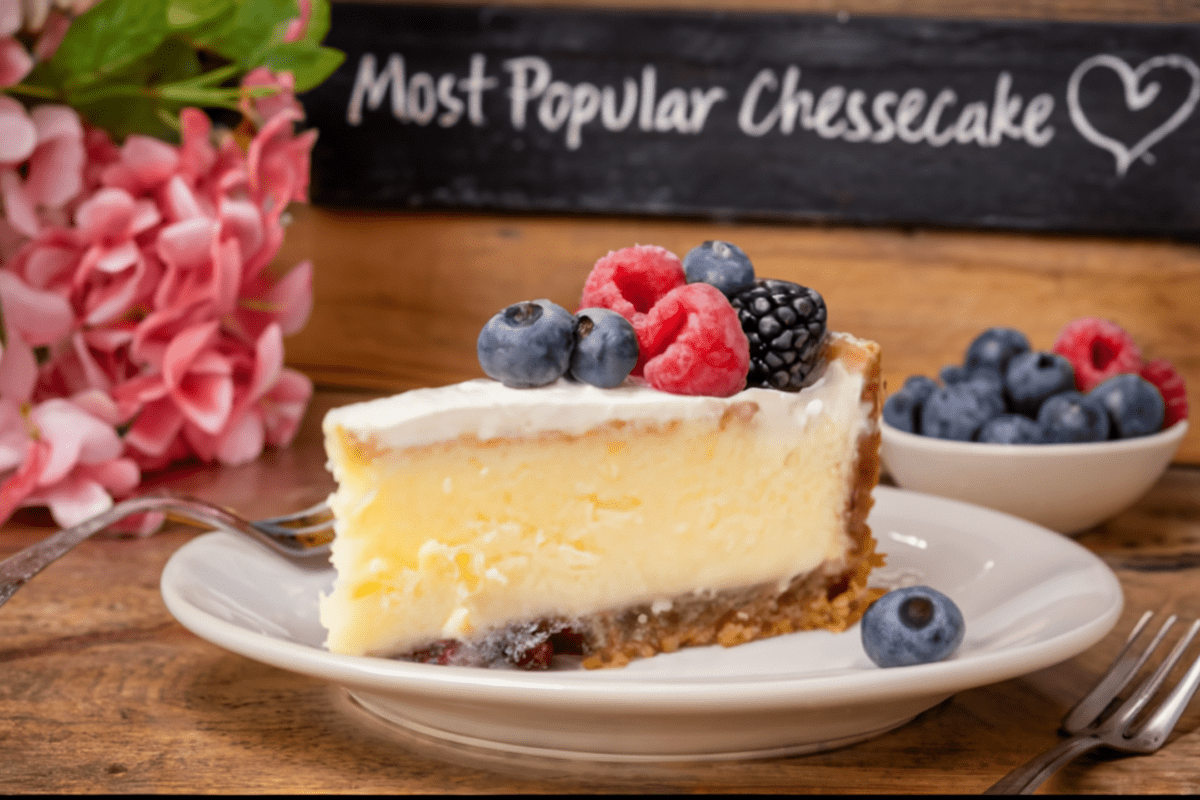 What is the most popular cheesecake?